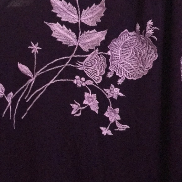 Purple midi dress - Picture 3 of 4